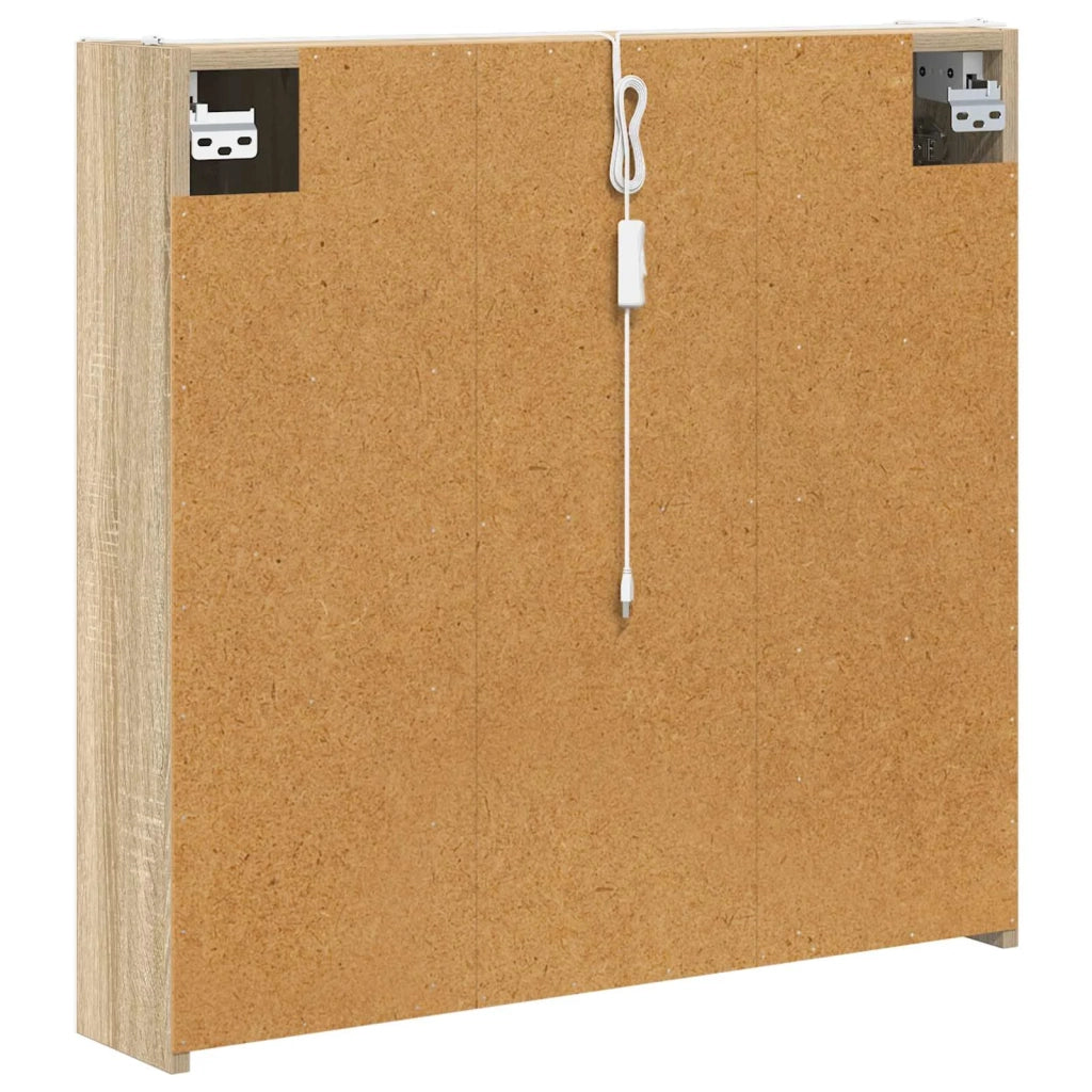 Mobiletto per specchio da bagno con lo scaffale Rovere Sonoma 889257
