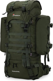 Rugzak a 65 litri con Zipper YKK