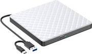 Esterno portatile per laptop - Masterizzatore DVD - Bianco