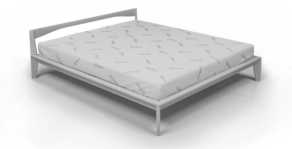 Coprimaterasso Matrimoniale in Poliestere Silver Bianco