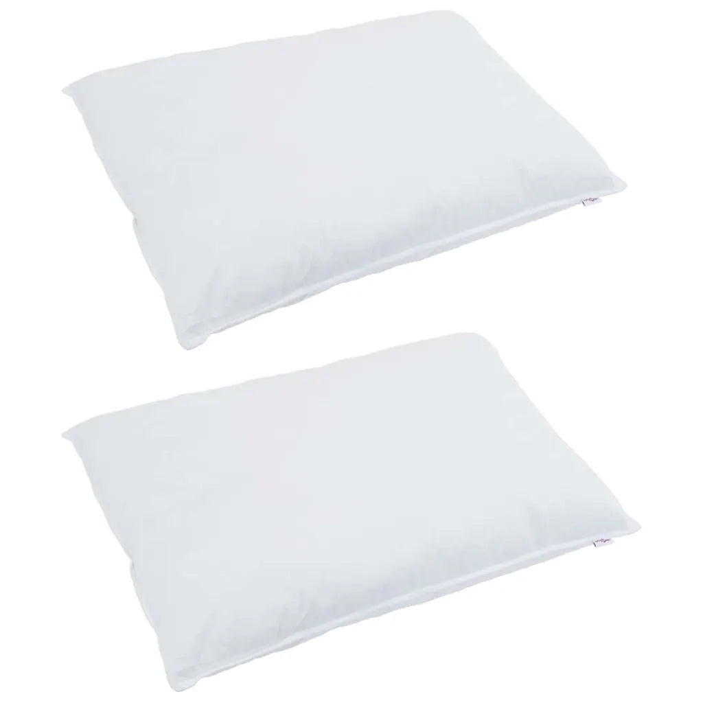 Cuscino con cuscino 2 pcs Bianco 60 x 70 cm Piuma 42007691