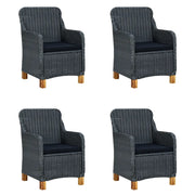 Set Mobili da Pranzo per Giardino 5 pz Grigio Scuro 3068788