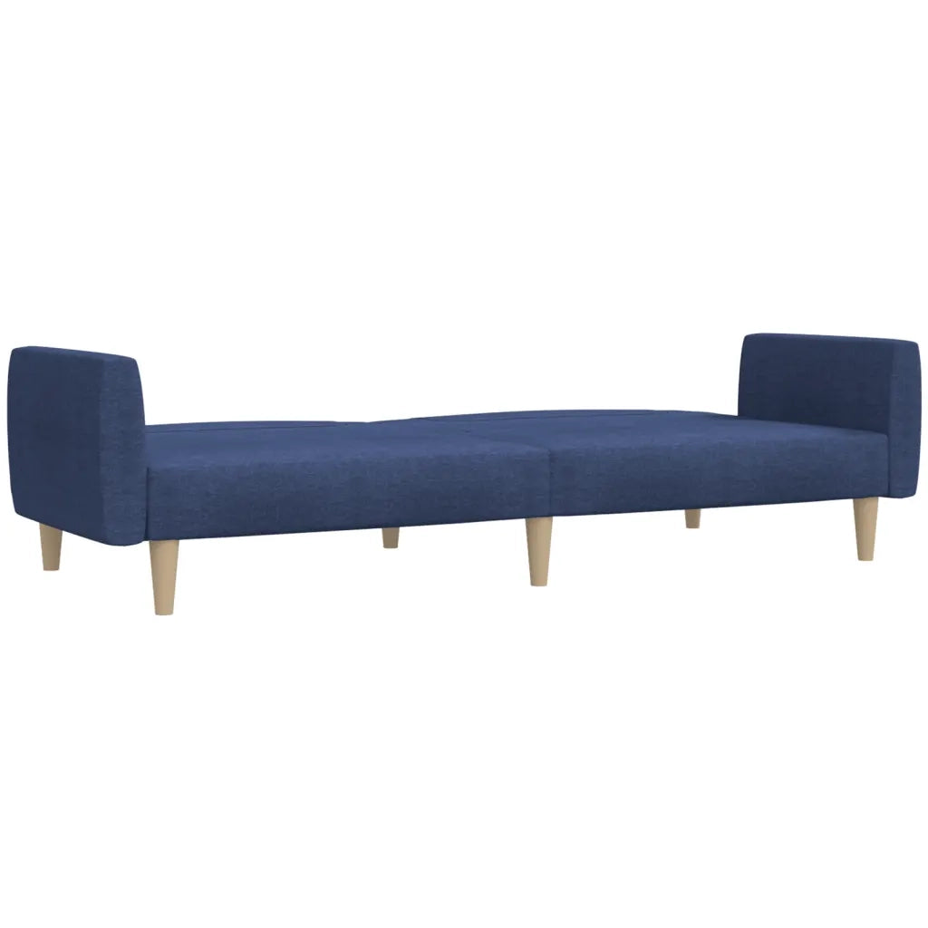 Divano Letto a 2 Posti-Sofa Letto 2 Posti-Daybed Blu in Tessuto 948188