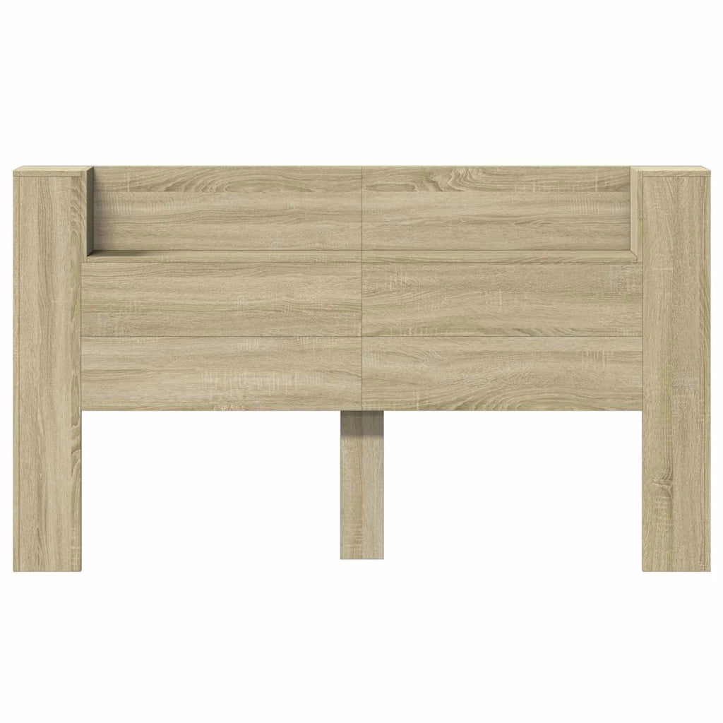 Testata con Mobile e LED Sonoma 180 x 16,5 x 103,5 cm 8006545