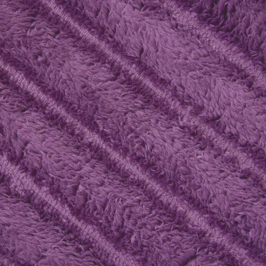 Coperte da Pile 6 pz Viola 240 x 220 cm Panno