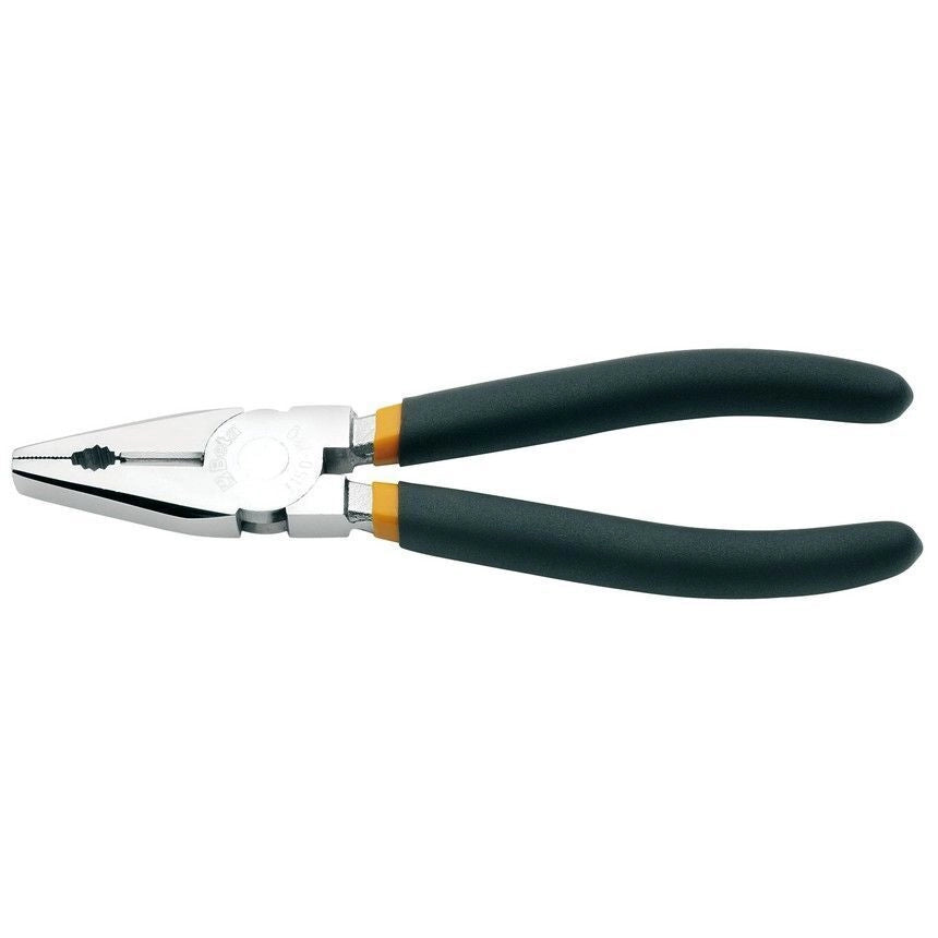Beta 1150 Pinza Universale 180 mm Acciaio Cromo-Vanadio Manici PVC Antiscivolo Finitura Cromata Lucida