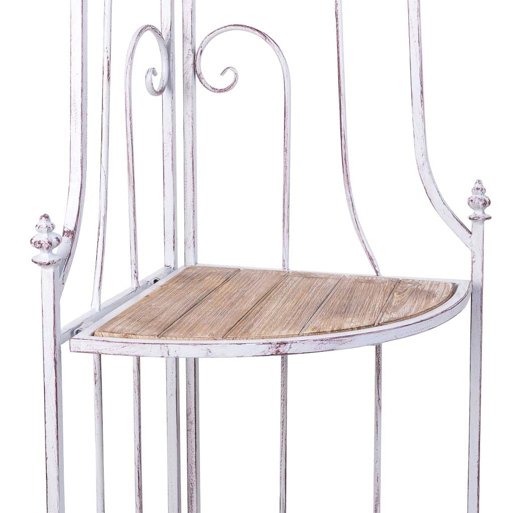 Mensola espositiva grigio 37x37x131