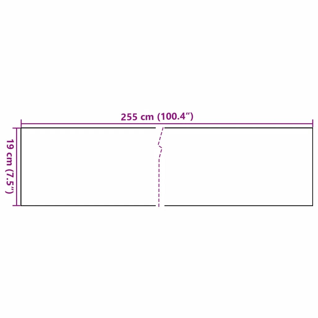 Schermi da Balcone 10 pz | Paravento Marrone e Nero 255x19 cm in Polyrattan