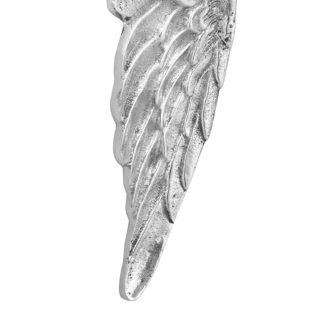 Scultura con ali 2 pcs Argento 31 x 5 x 91 cm Alluminio 42000133