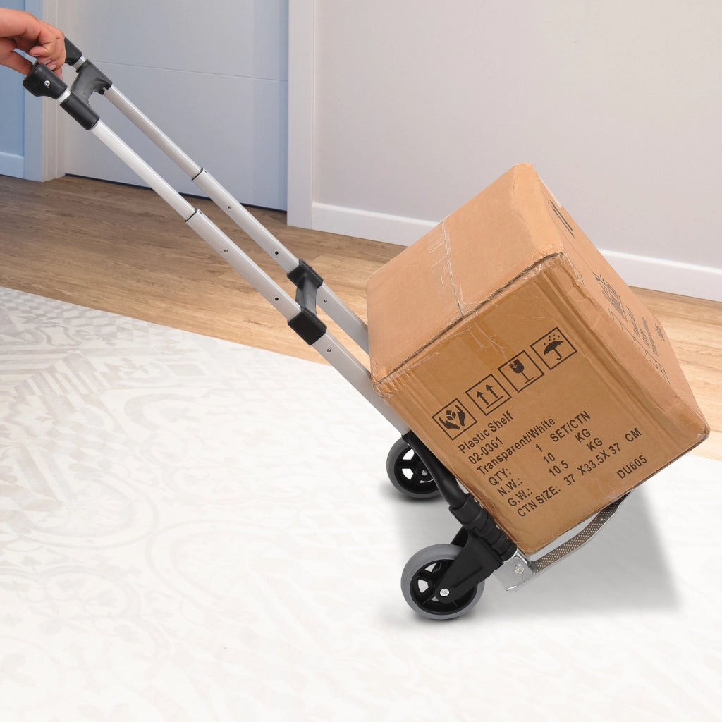 Carrello Pieghevole ¨C Zephmum ¨C Alluminio 41x38,5x100 cm