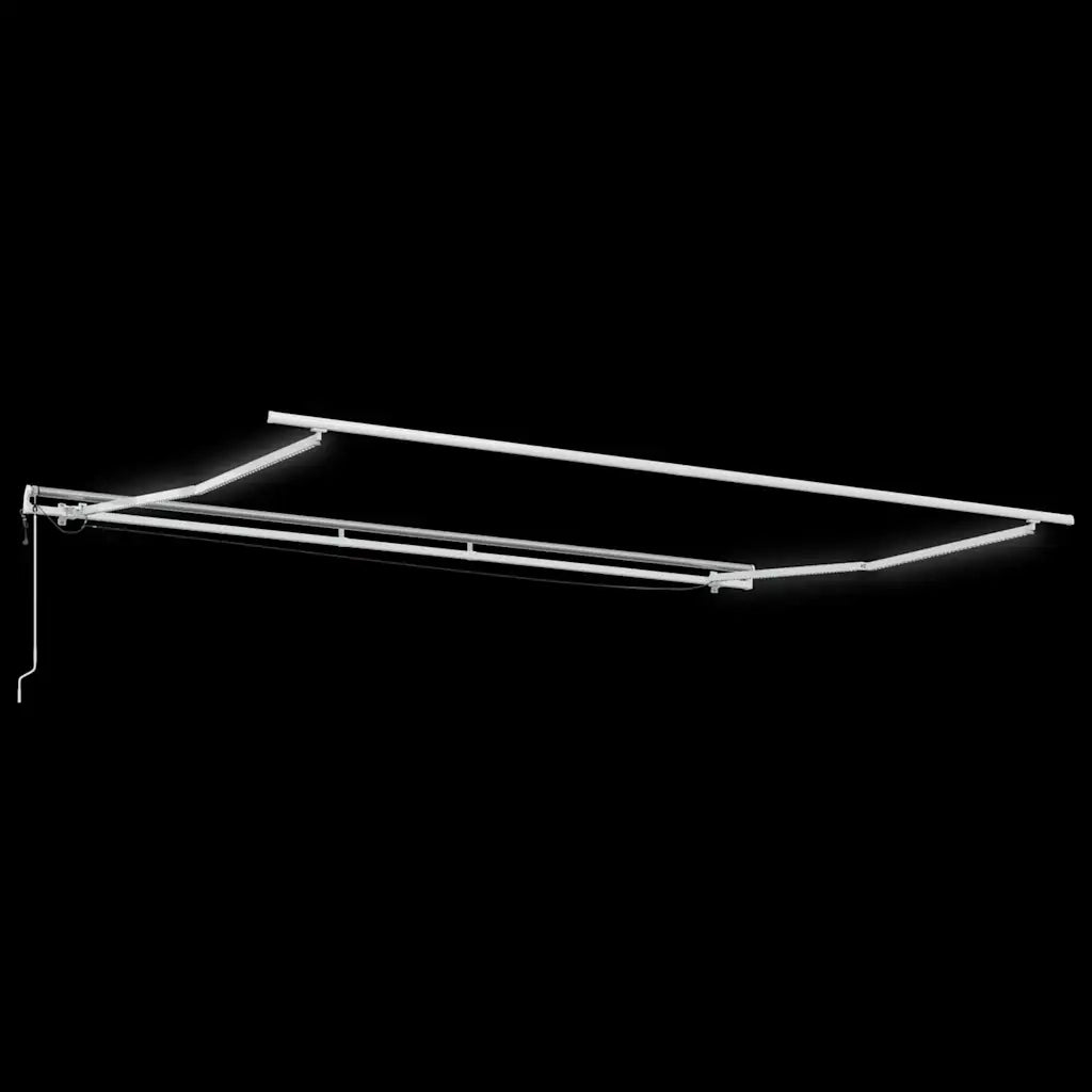 Tenda Retrattile Rosso e Bianco 500 × 300 cm 3331264