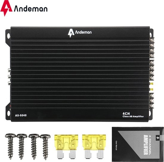 Amplificatore auto 4 canali stereo AS-5040