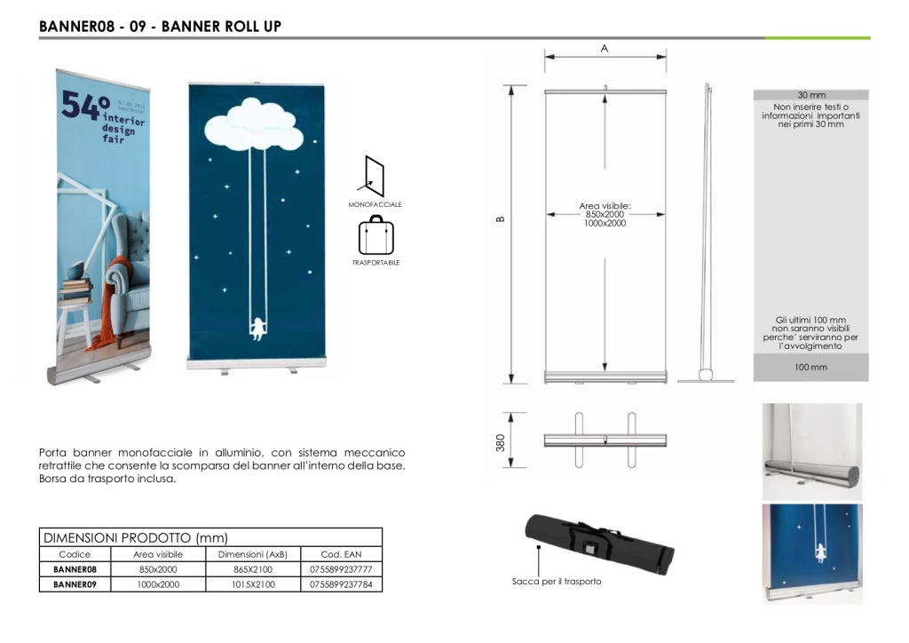 Roll Up 100 x 200 Eco