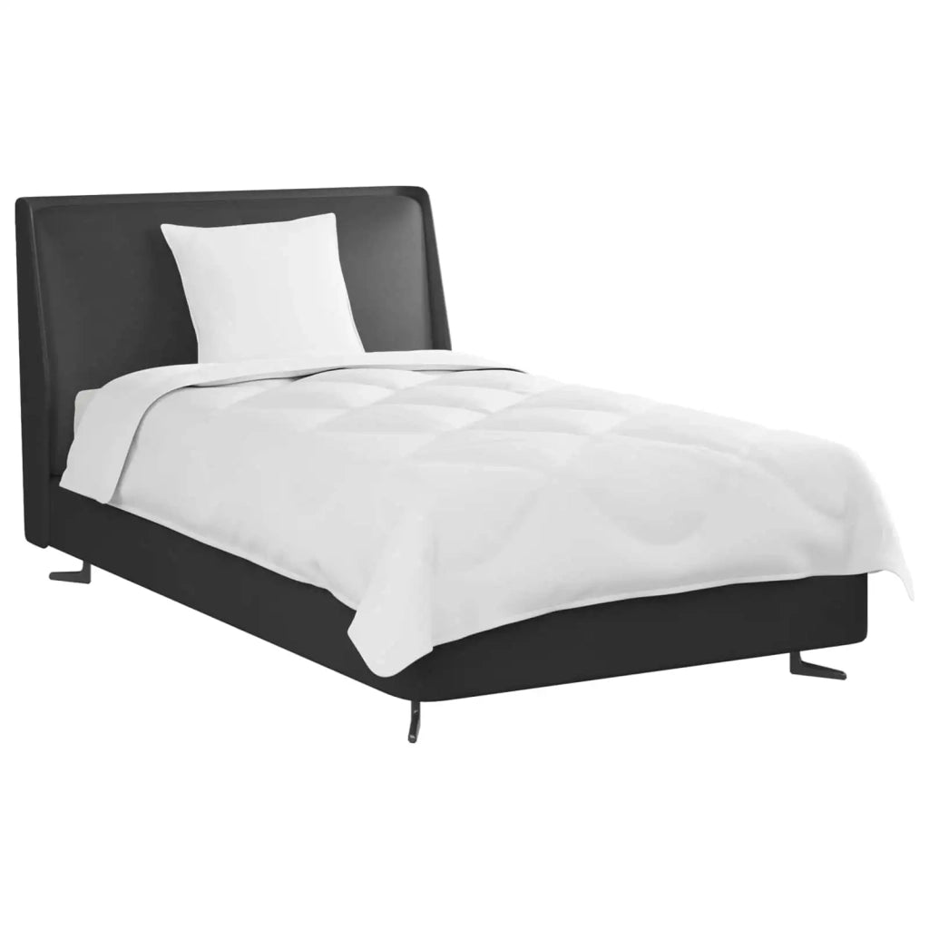 Duvet per Tutte le Stagioni con cuscino 2 pcs Bianco Microfibra 3376539