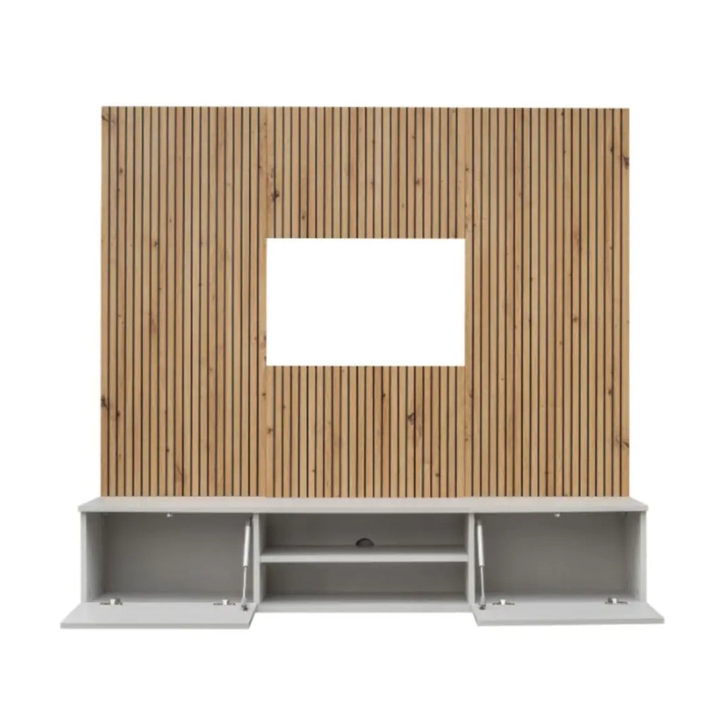 Composizione murale IXAR – Mobile TV + pannelli murali decorativi