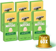 Tè verde cerimoniale in capsule da 60 - Compatibile con macchina Nespresso - Polvere di matcha - Qualità premium - Intenso sapore