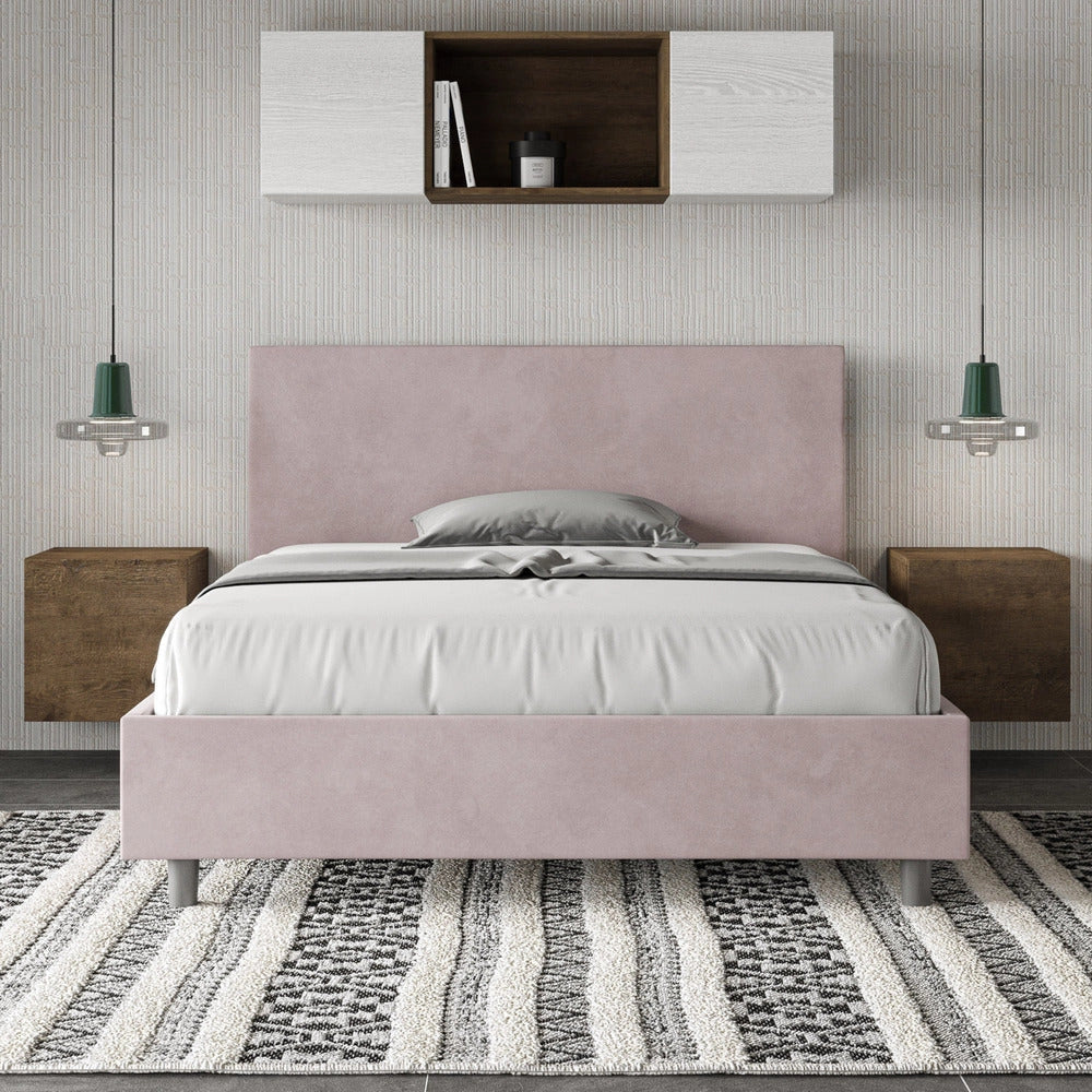 Letto Matrimoniale Francese 140x200 cm Senza Rete Adele Glicine