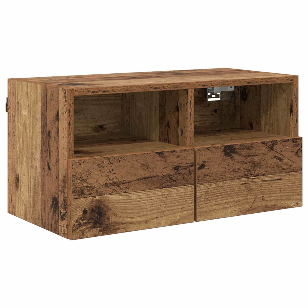 Mobile TV da parete Legno vecchio 60 x 30 x 30 cm 882922
