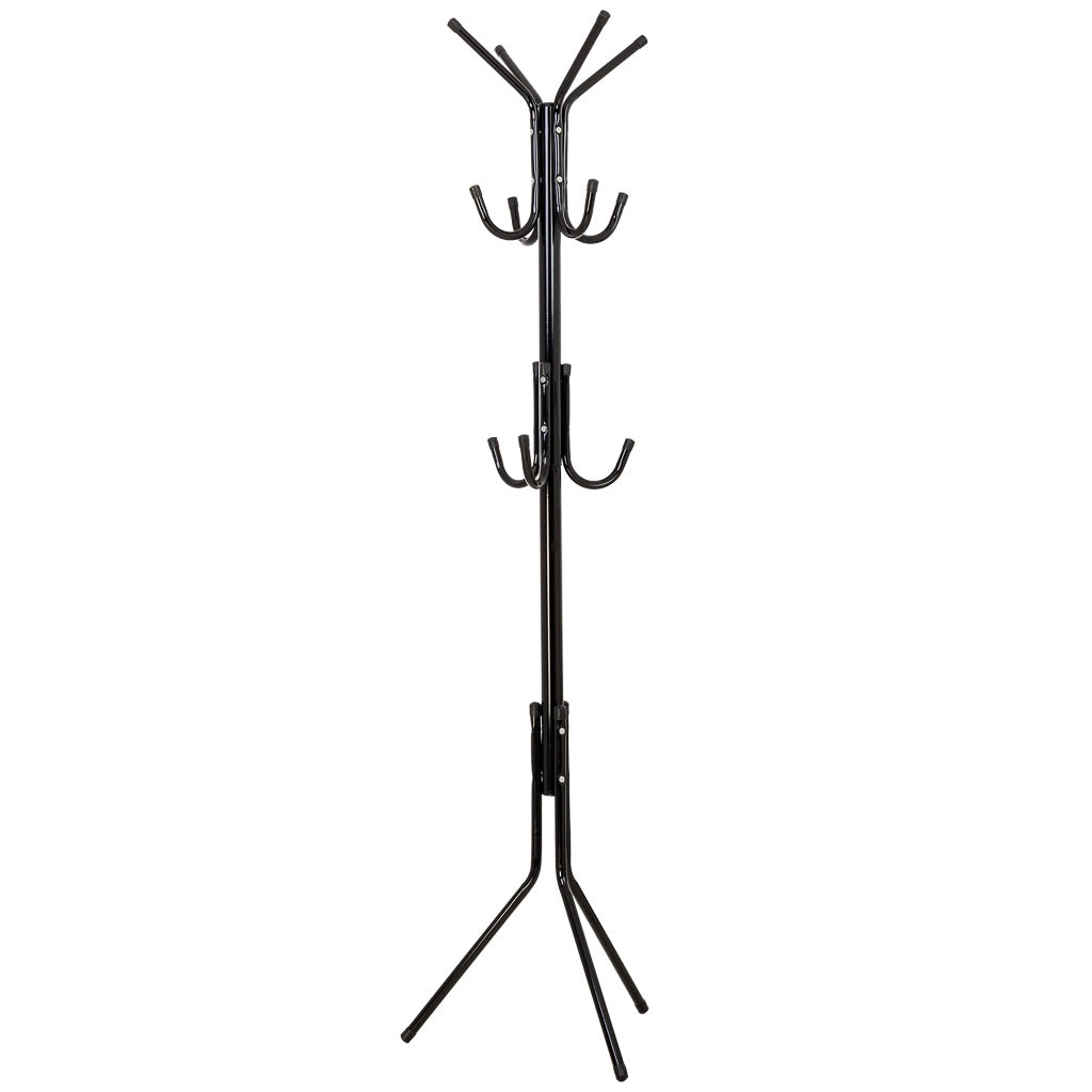 Perchero de metal negro 173h cm