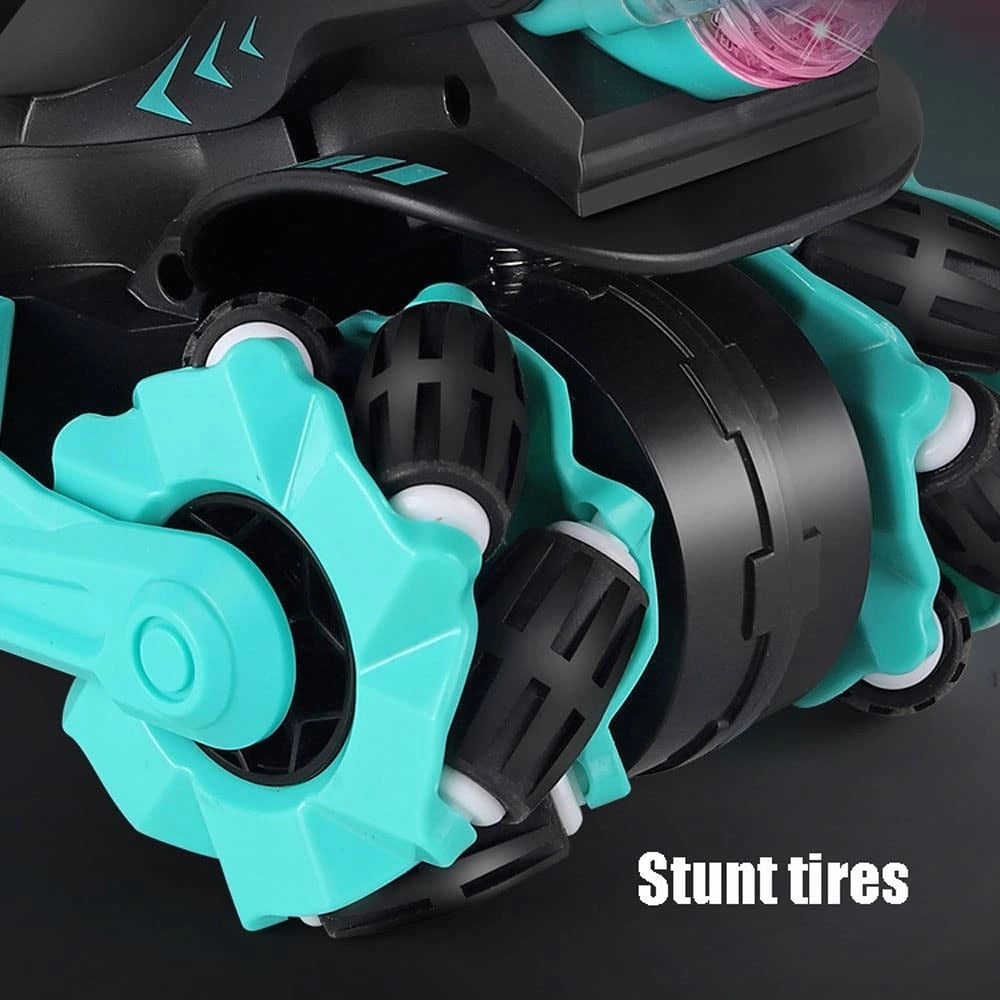 Trade Shop - Motocicletta Acrobatica Telecomandata Con Effetto Sonoro Spruzzi D'acqua Q-d3 -