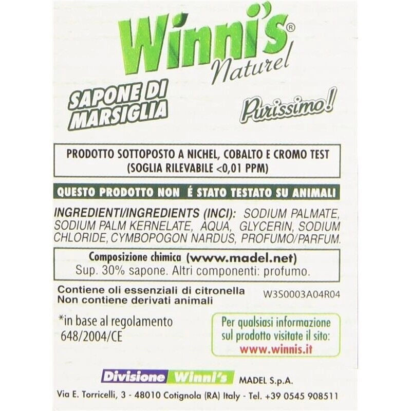 WINNI'S NATUREL SAPONE DI MARSIGLIA 250 GR