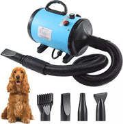 Föhn Professionale per Cani - Secatore per Animali da Compagnia con Velocità e Temperatura Regolabili