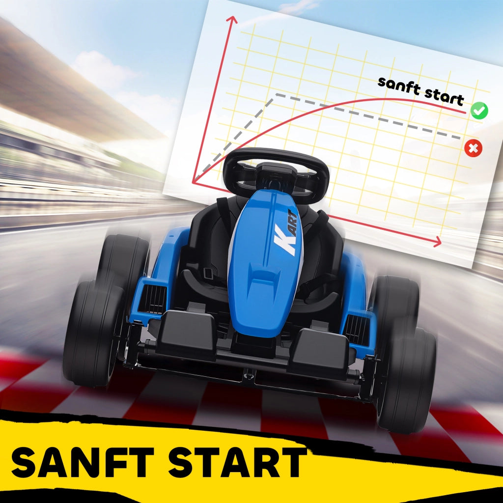 Go-Kart Elettrico per Bambini ¨C Minimal ¨C Blu