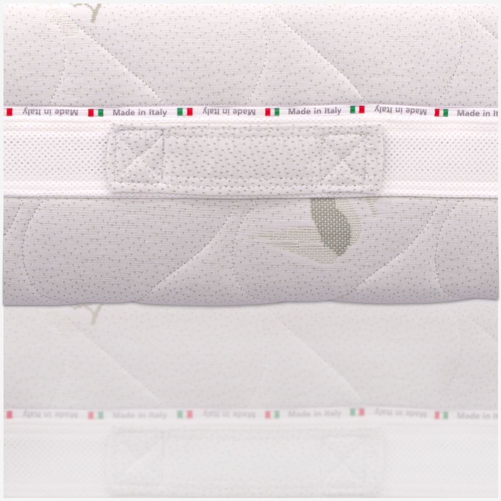 Materasso Memory Matrimoniale 165x200, Alto 25 cm - Sfoderabile, Rivestimento Aloe Vera, Traspirante | Evolution