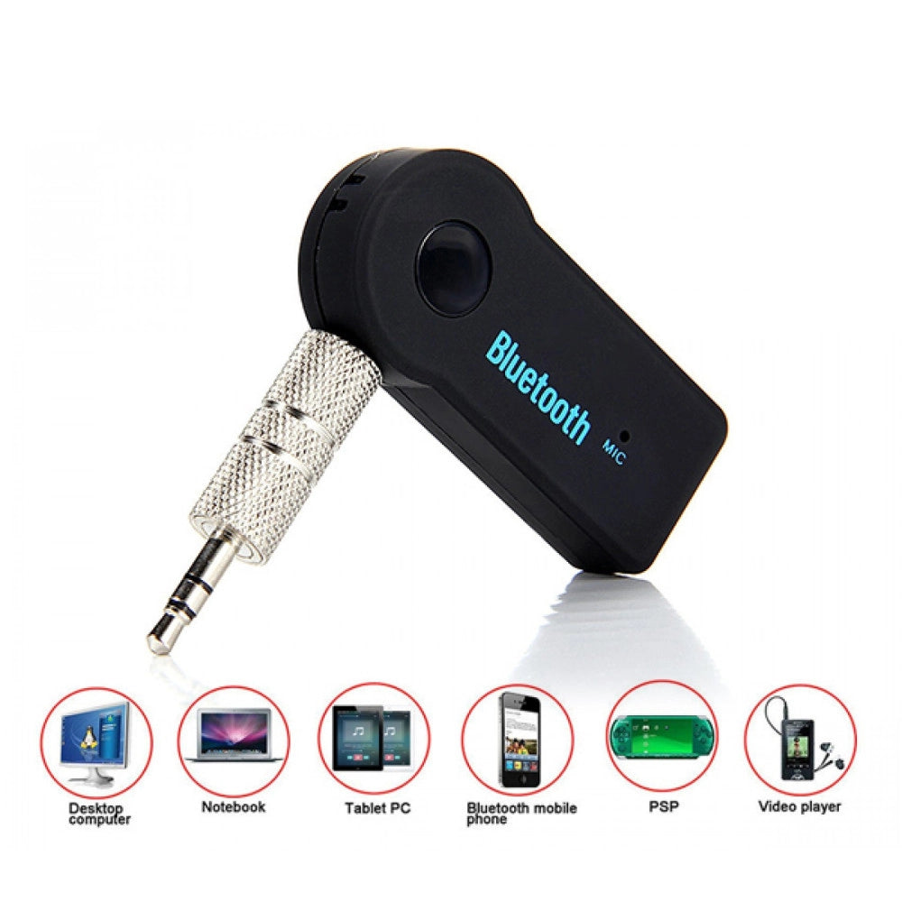 Trade Shop - Ricevitore Vivavoce Auto Bluetooth 3.0 Edr Aux Adattatore Audio Bt310 -