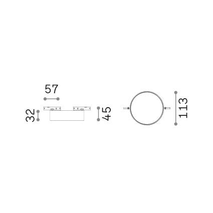 Sistema Lineare Deva 1 Luce Led 10W Nero Ip20
