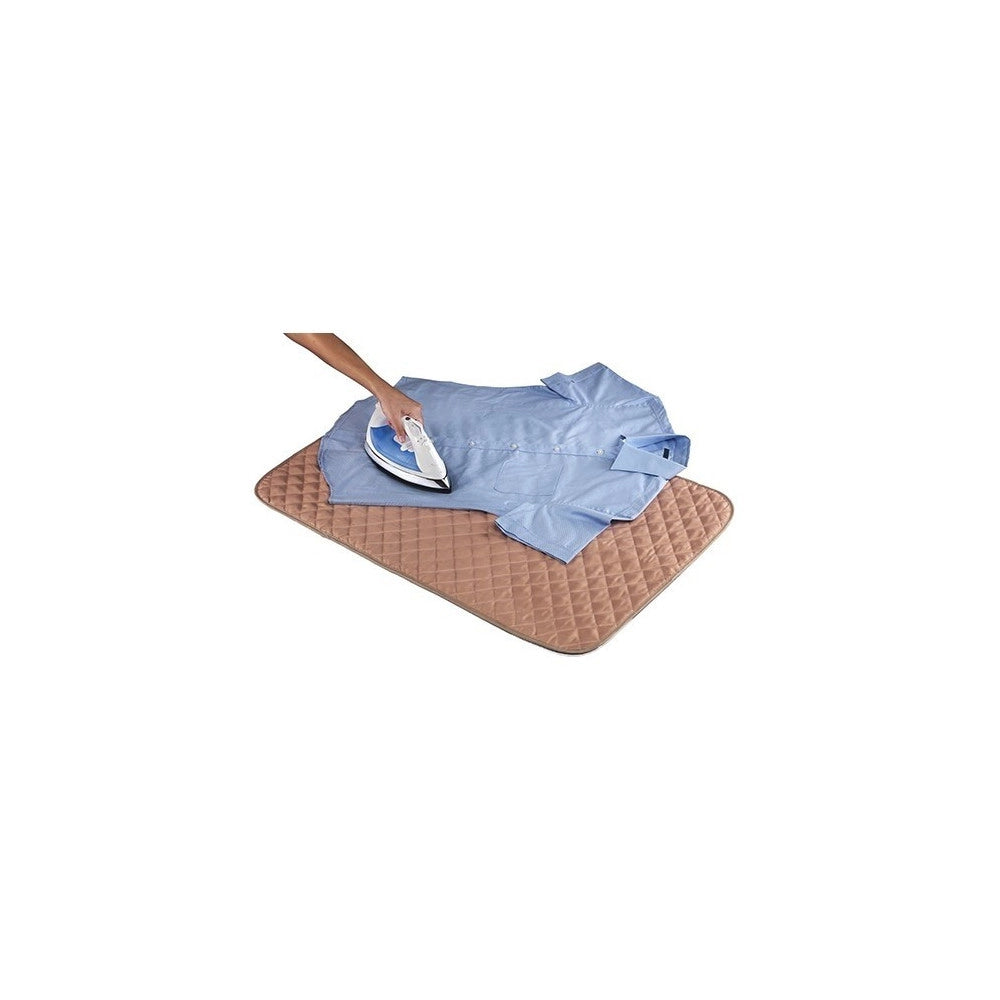 Trade Shop - Panno Pad Iron Express Per Stirare Ovunque E Protegge Le Superfici -