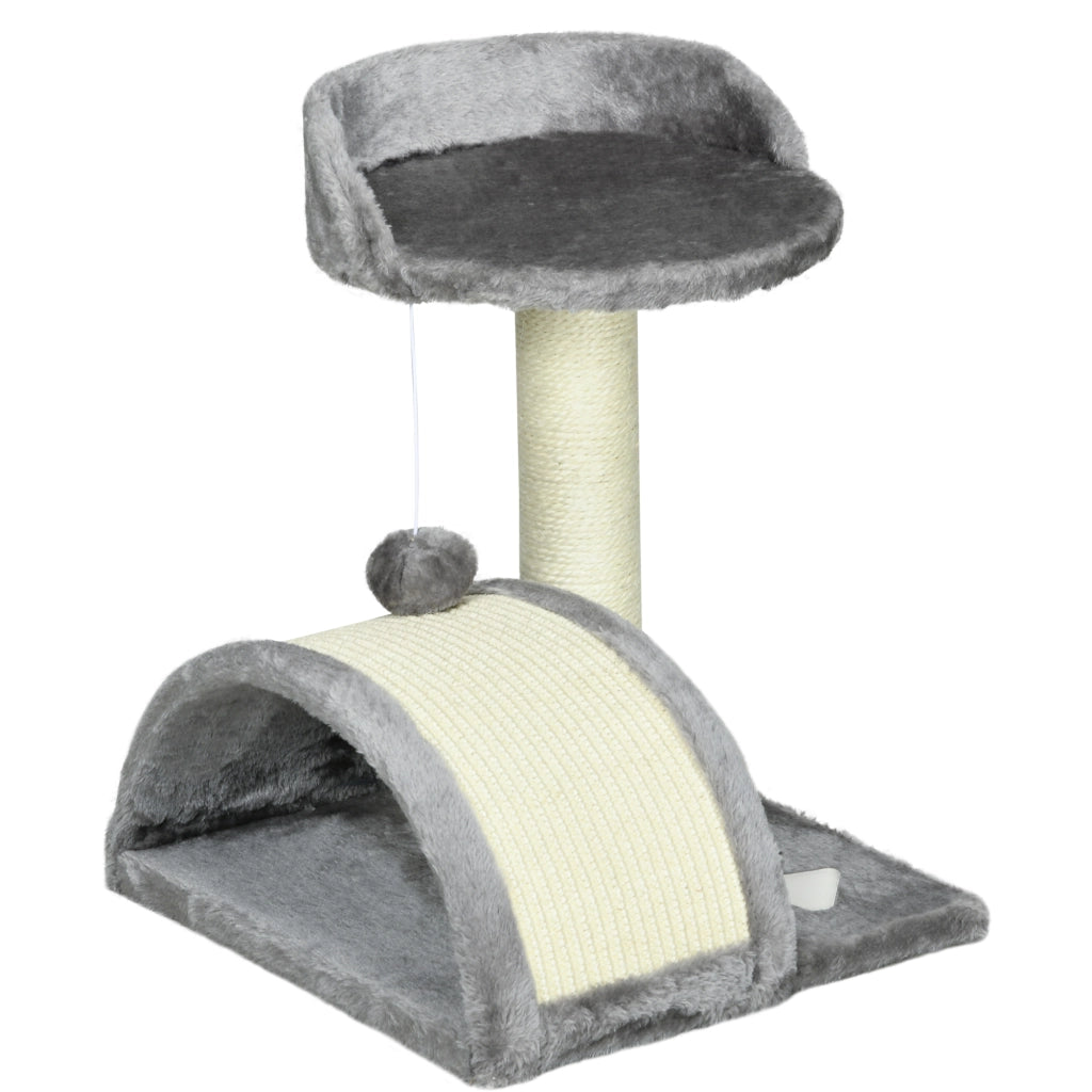 Casetta per Gatti con Poste e Piattaforme ¨C Zephmum ¨C Grigio 35.5x37x46 cm