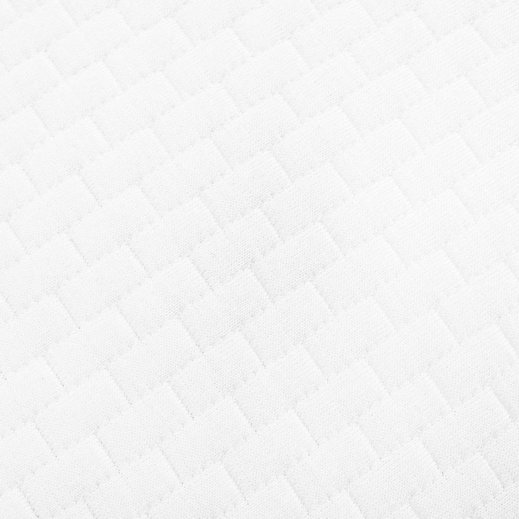 Cuscino da Letto Tinta unita Bianco 70 x 40 x 14 cm Schiuma Gel 42020236