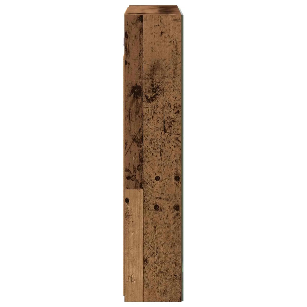 Mobiletto per specchio da bagno Legno vecchio 60 x 14,5 x 70 cm 889061
