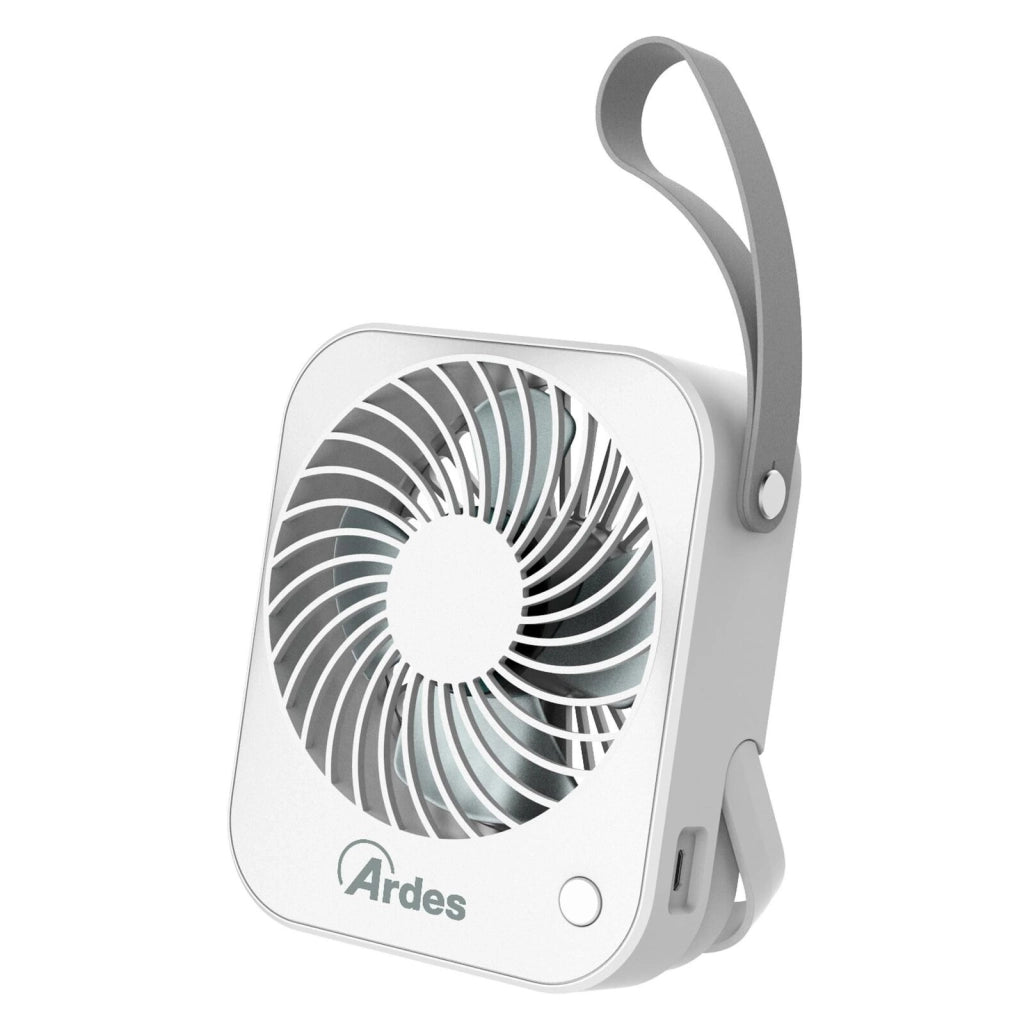 Ardes Ventilatore da Scrivania Usb Tauro 11cm 3 Pale con Piedini Antivibrazione per Uso Pratico e Confortevole