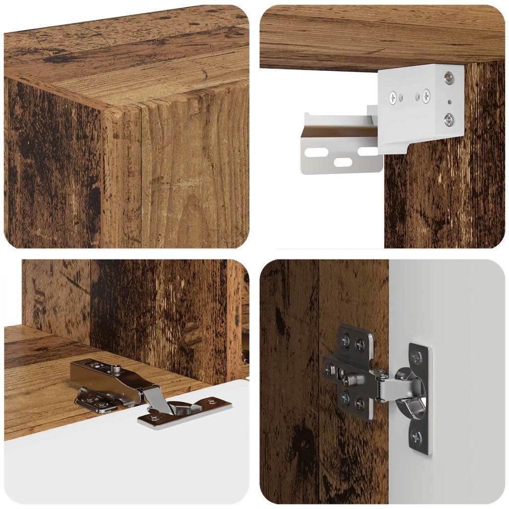 Mobile TV-Credenza per TV 5 pcs Legno vecchio