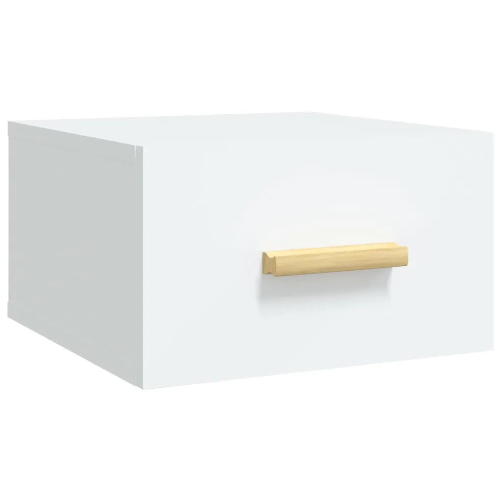 Comodino a Muro Bianco 35x35x20 cm 812834