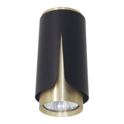 Spot da soffitto nero oro 1xGU10 8W Flower Milagro