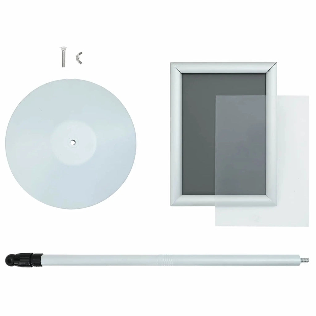Supporto Poster a Piedistallo Argento 33 x 33 x 123 cm CFW9616737