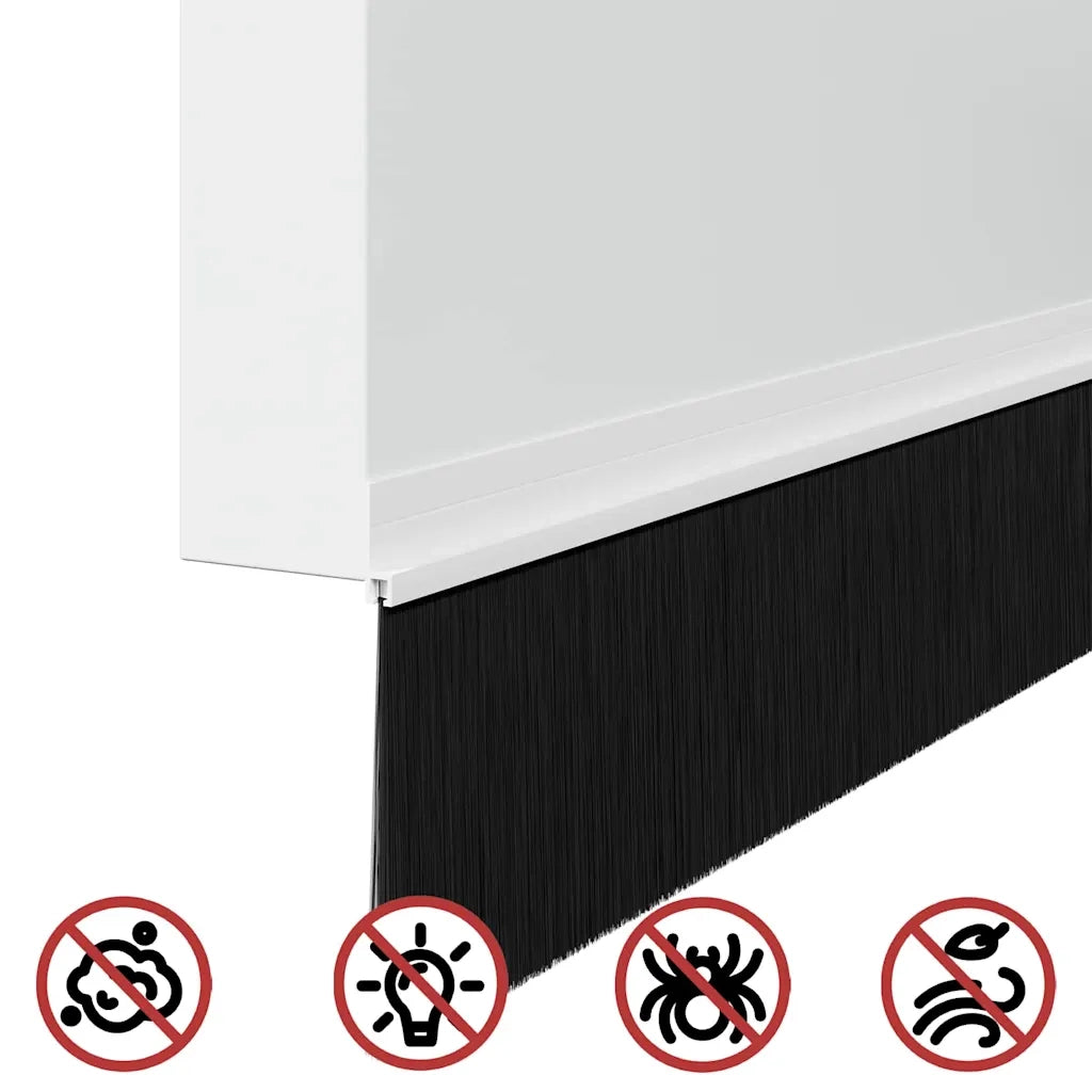 Spazzole per porte autoadesive 2 pz Bianco 100 cm CFW4236227