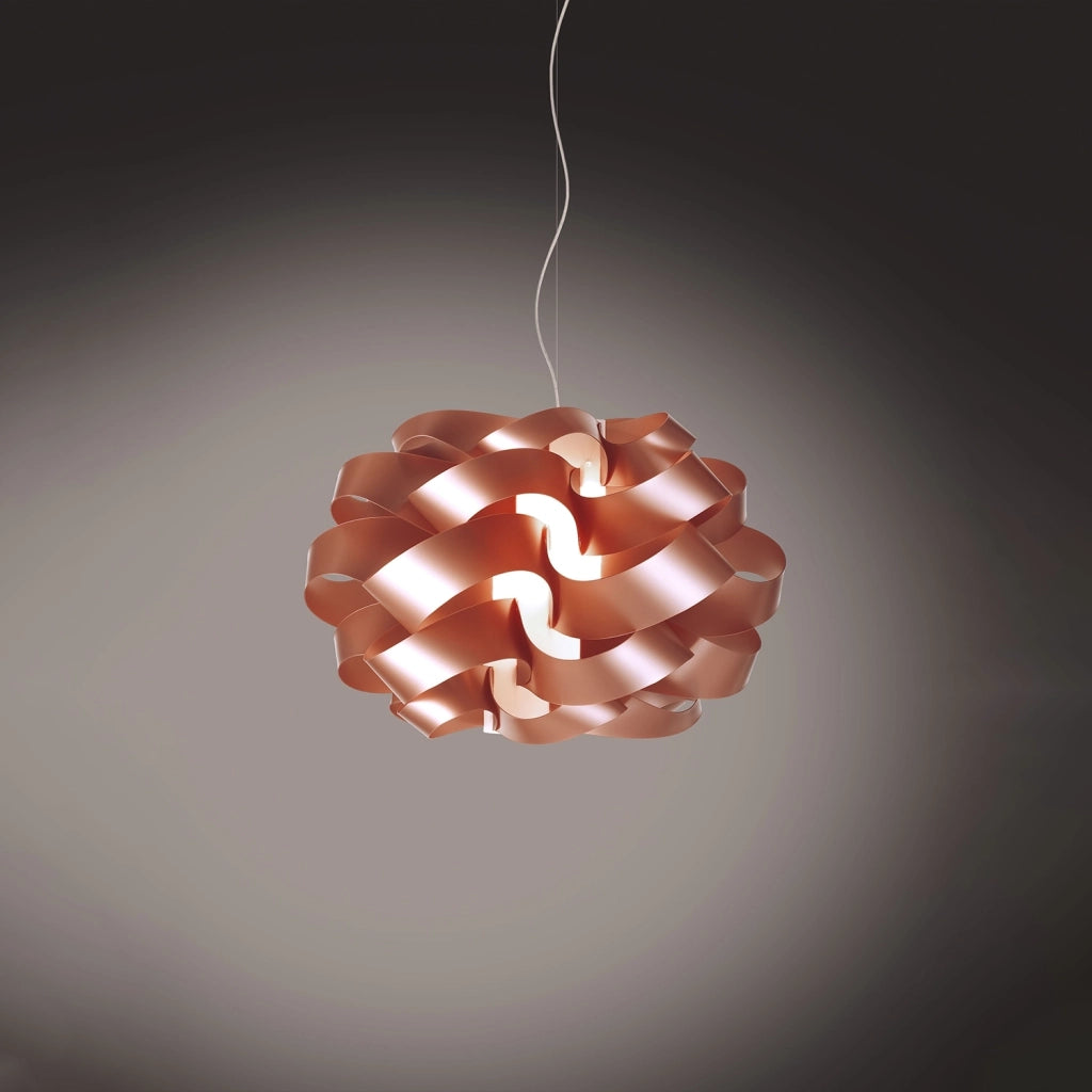Sospensione Moderna Cloud Polilux ® Rame E Metallo Cromo 1 Luce E27