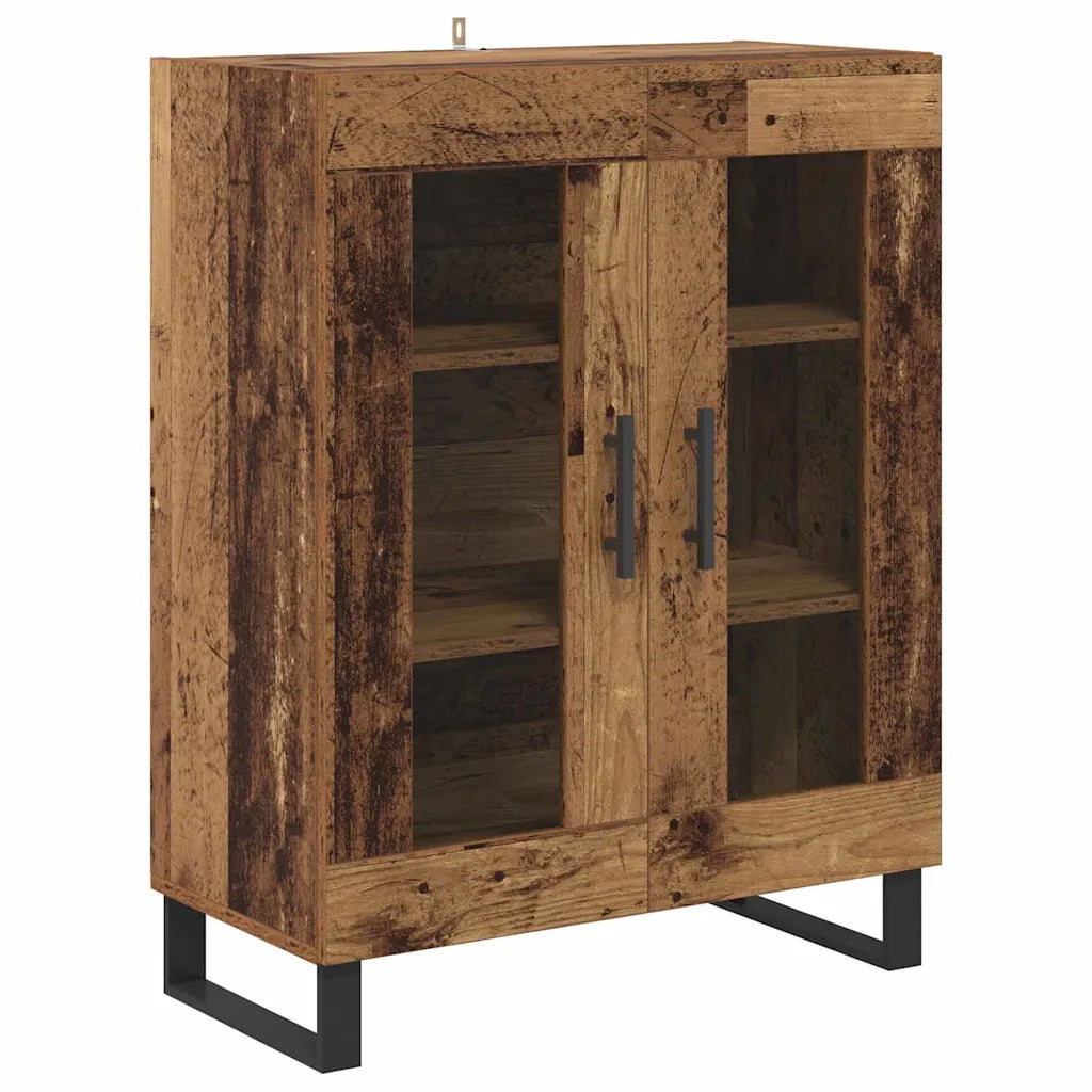 Credenza 2 pcs Legno vecchio 69,5 x 34 x 180 cm 3403198