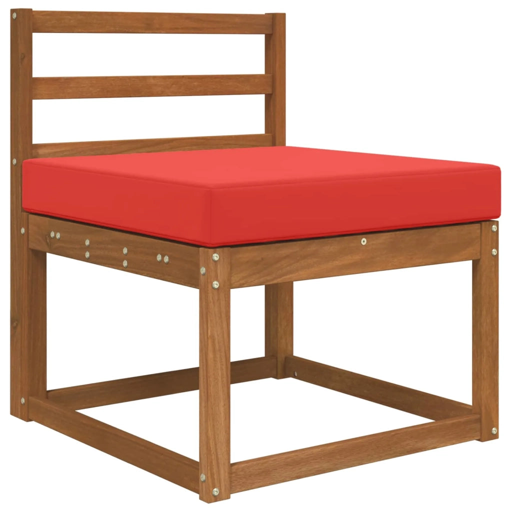 Cuscino per divano da esterno Rosso 60 x 60 x 8 cm Poliestere 900699