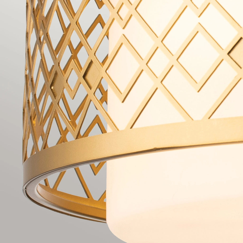 Plafoniera rotonda Ziggy Elstead 40,6 cm 2xE27 oro