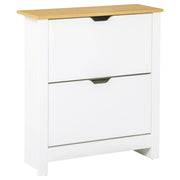 Scarpiera con cassetti e ripiani ¨C zephmum ¨C bianco 72x26x80 cm