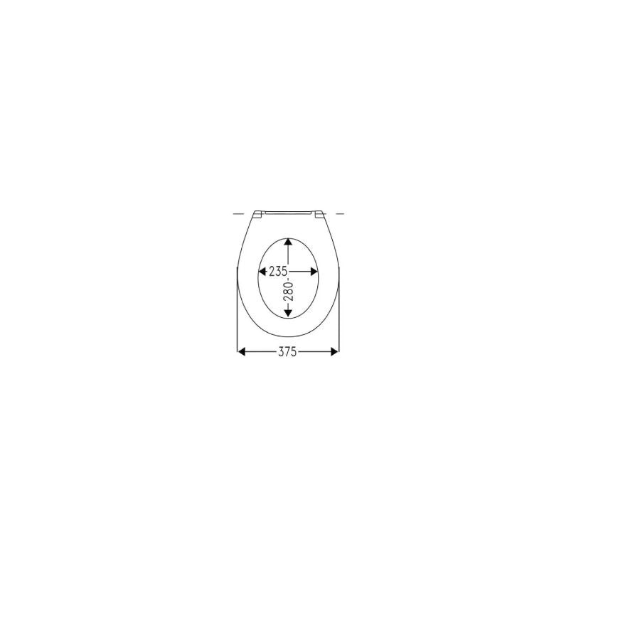SEDILE WC - SLIM TERMO INDURENTE BIANCO UNIVERSALE SOFTCLOSE TAKEOFF