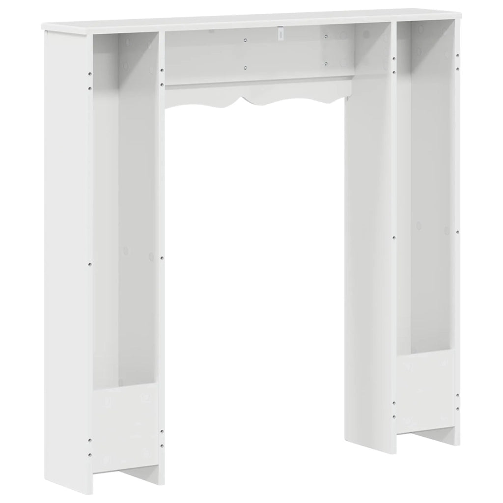Cornice per camino Bianco Lucido 102 x 20 x 102 cm 8006637