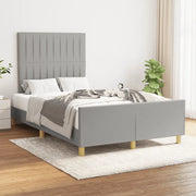 Giroletto senza Materasso Grigio Chiaro 120x200 cm Tessuto