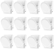 Set di magneti per frigorifero da parete 12 pezzi/set (bianco)