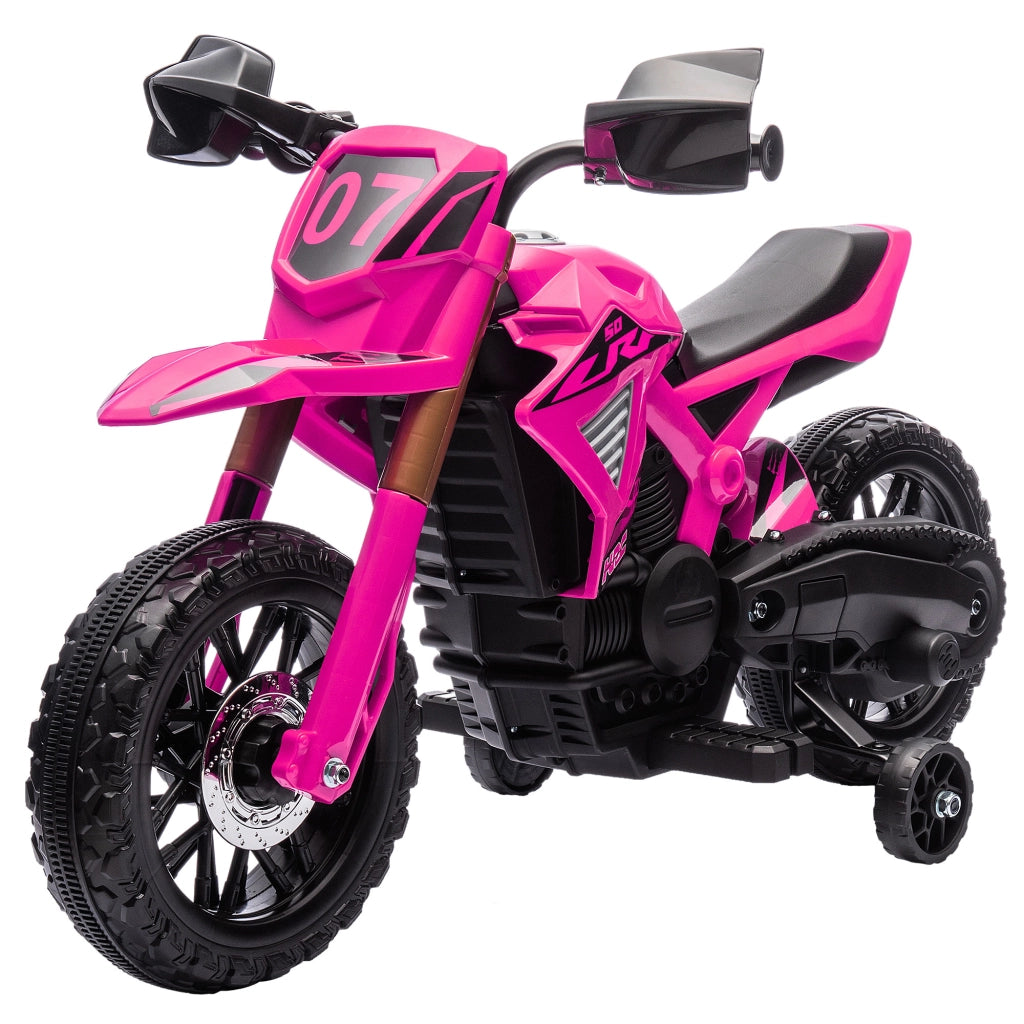 Moto Elettrica per Bambini 12V Rosa ¨C Minimal ¨C 30 kg